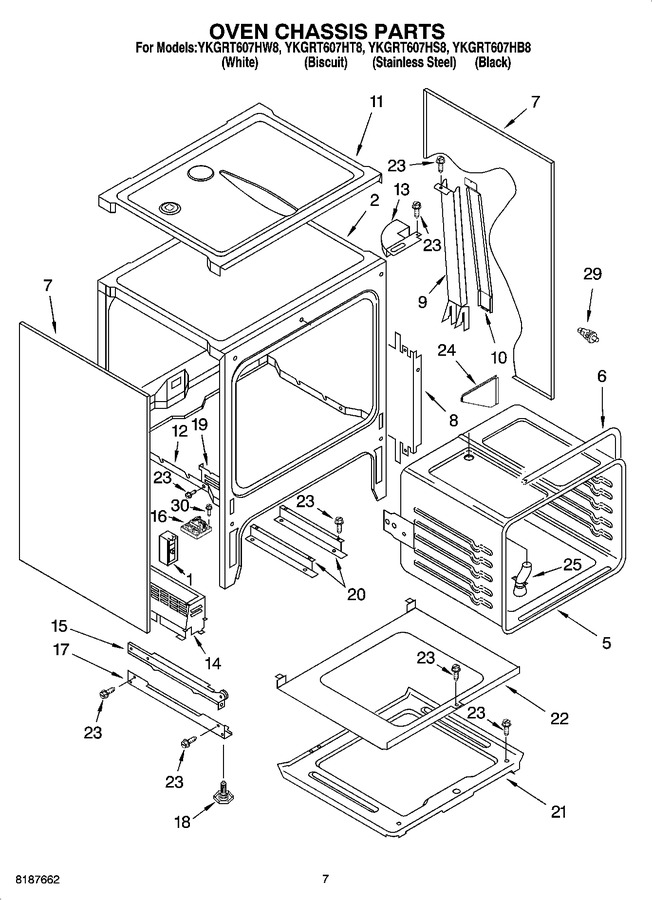 Diagram for YKGRT607HS8