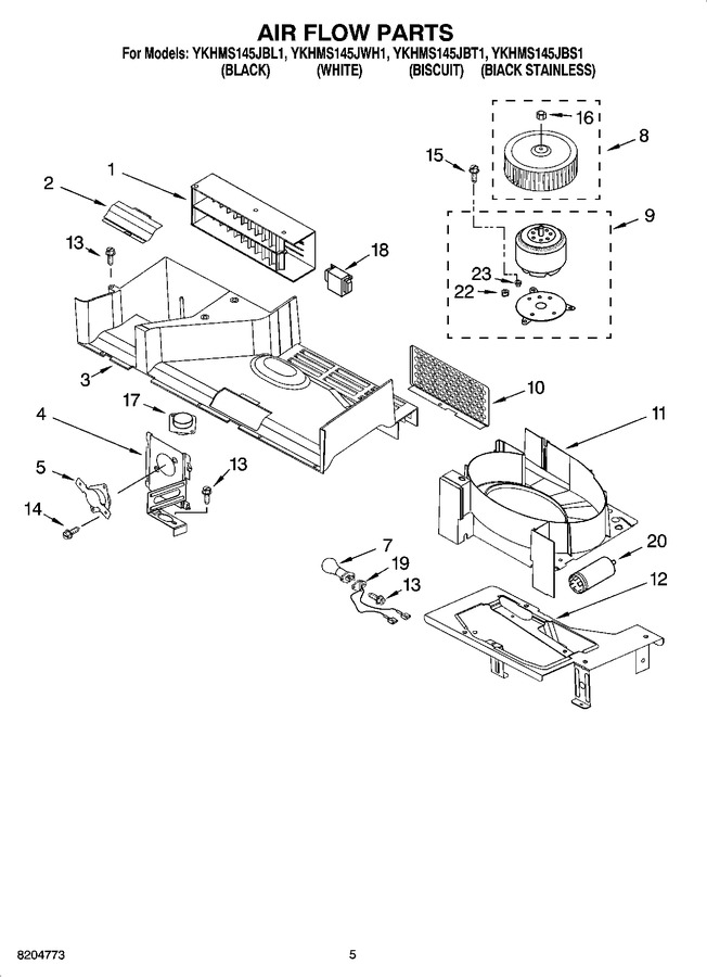 Diagram for YKHMS145JWH1