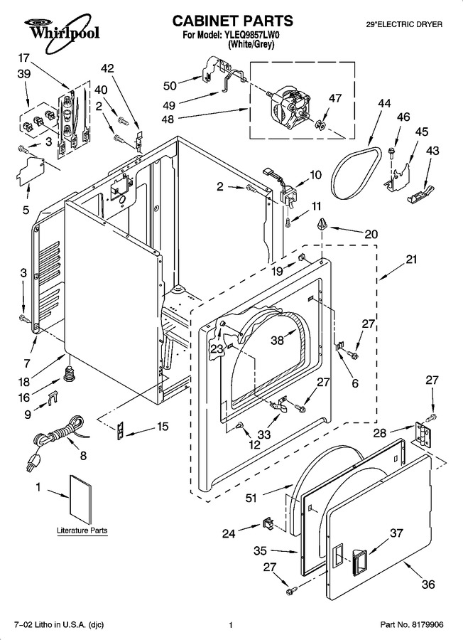 Diagram for YLEQ9857LW0