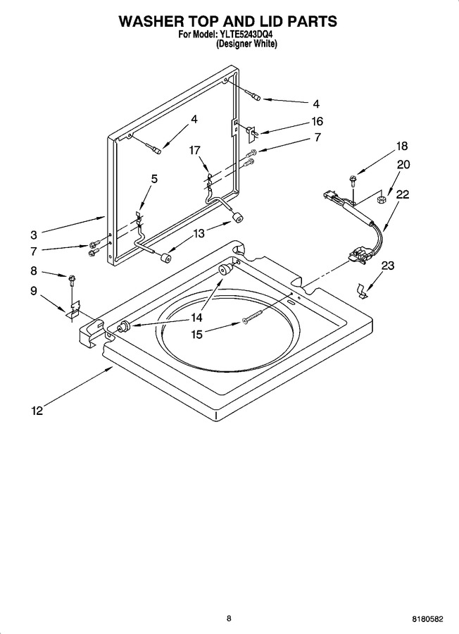 Diagram for YLTE5243DQ4