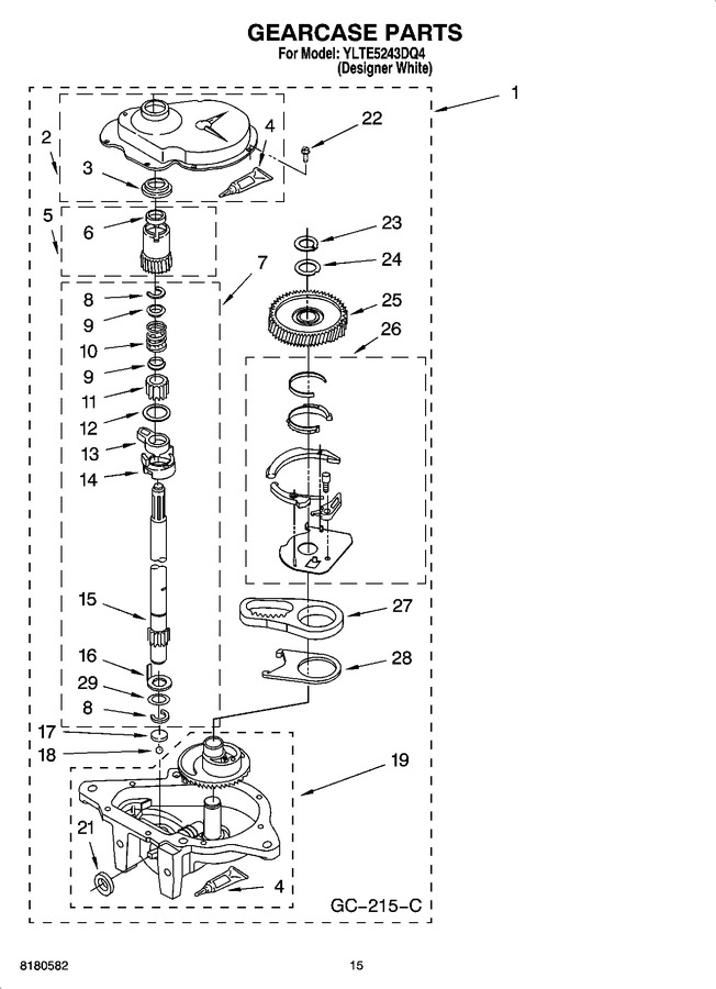 Diagram for YLTE5243DQ4