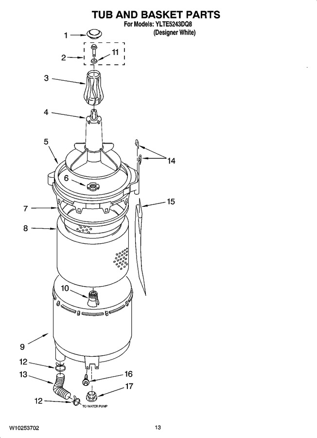Diagram for YLTE5243DQ8