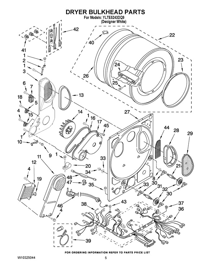 Diagram for YLTE5243DQ9