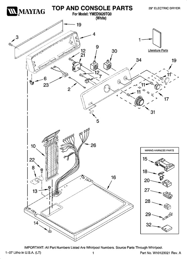 Diagram for YMED5620TQ0