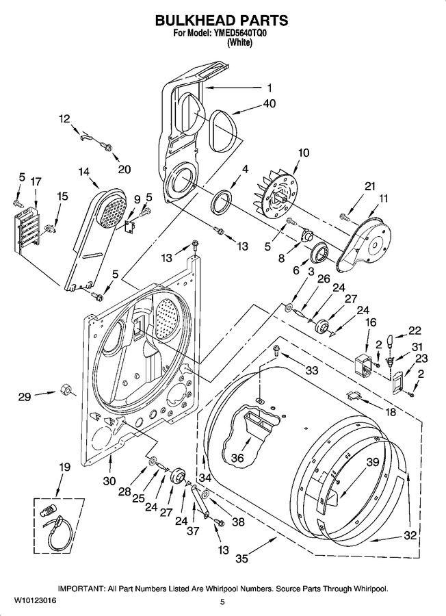 Diagram for YMED5640TQ0