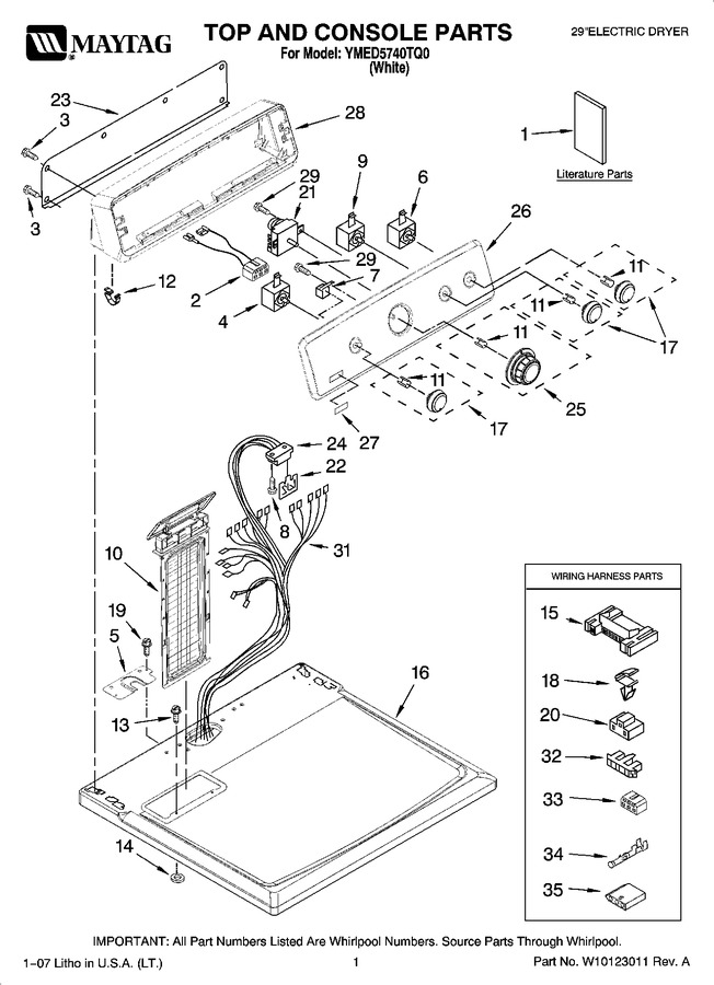 Diagram for YMED5740TQ0