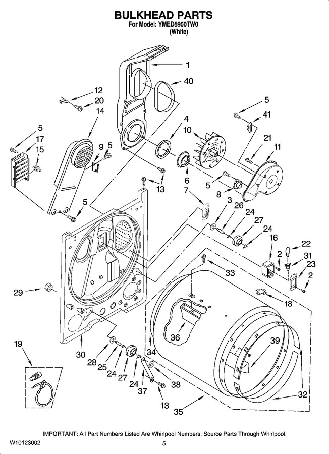 Diagram for YMED5900TW0