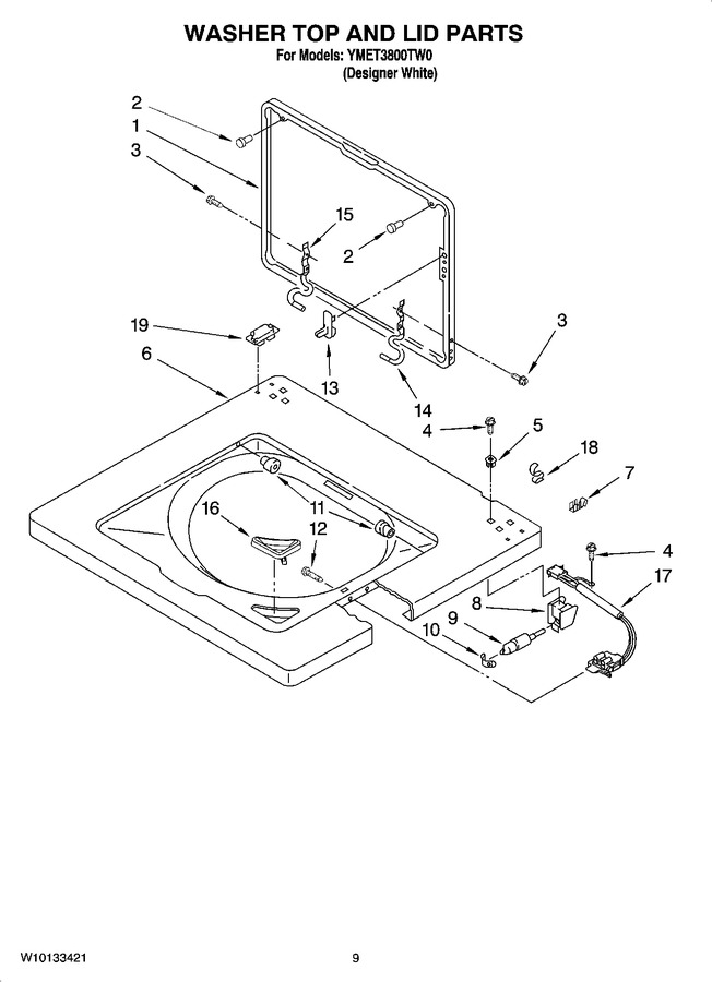 Diagram for YMET3800TW0