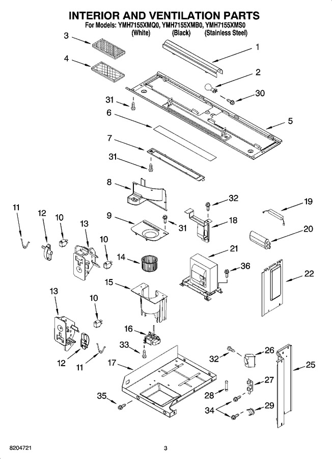 Diagram for YMH7155XMB0