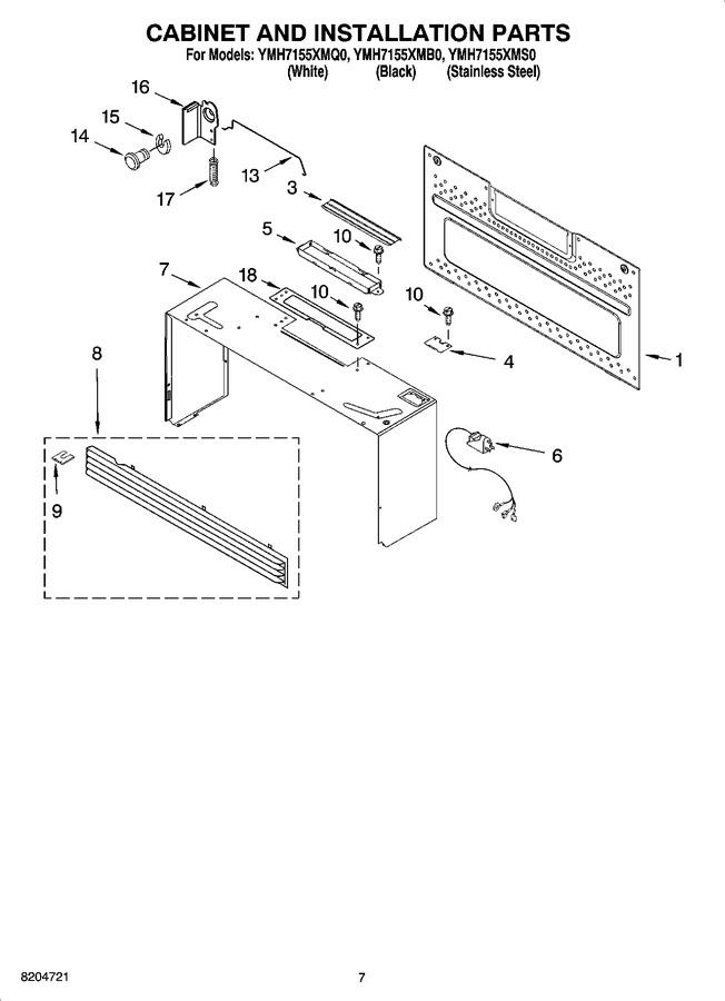 Diagram for YMH7155XMB0