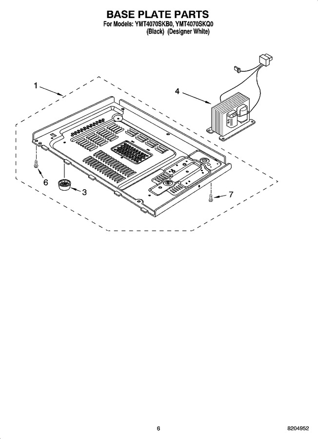 Diagram for YMT4070SKQ0
