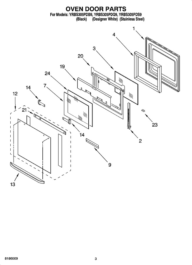 Diagram for YRBS305PDS9