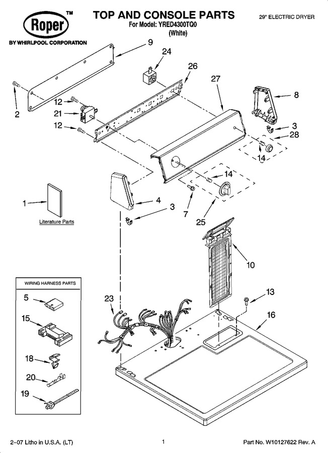 Diagram for YRED4300TQ0