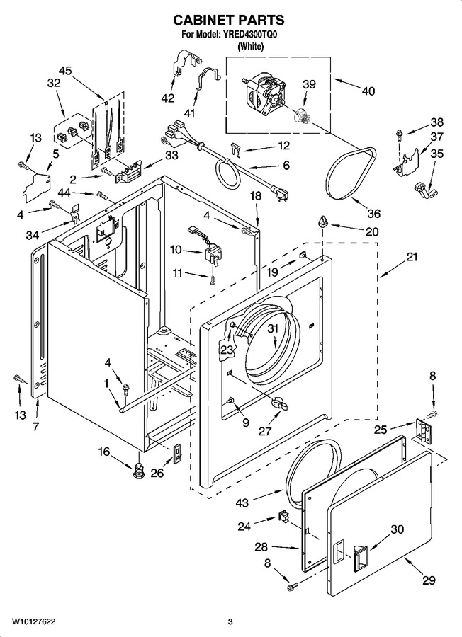 Diagram for YRED4300TQ0