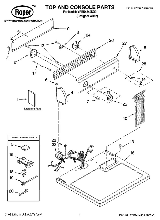 Diagram for YRED4340SQ0
