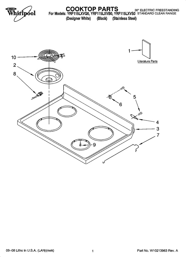 Diagram for YRF115LXVB0