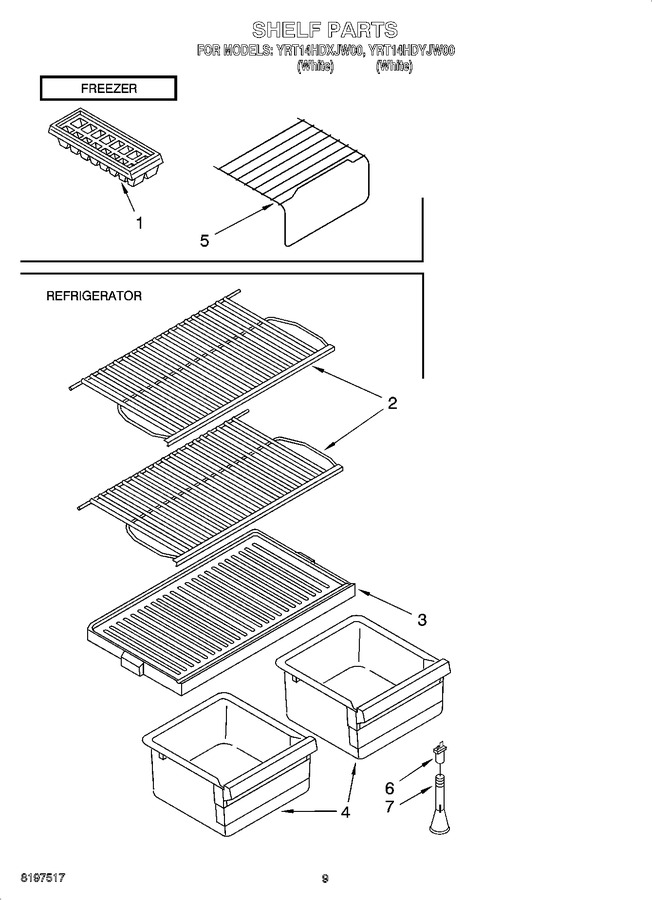 Diagram for YRT14HDYJW00