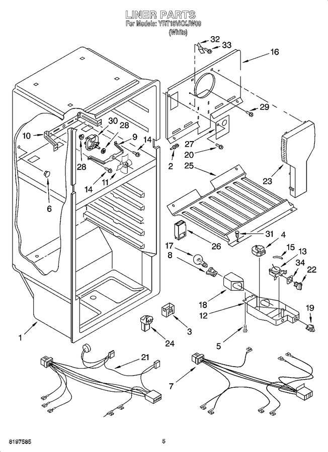 Diagram for YRT18VKXJW00