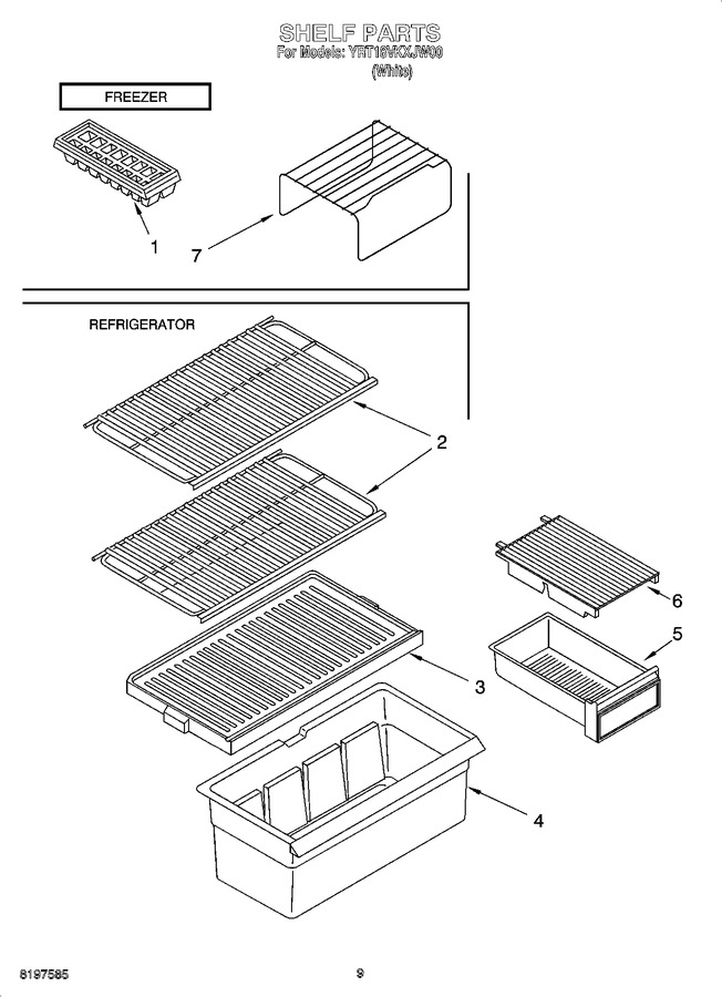 Diagram for YRT18VKXJW00