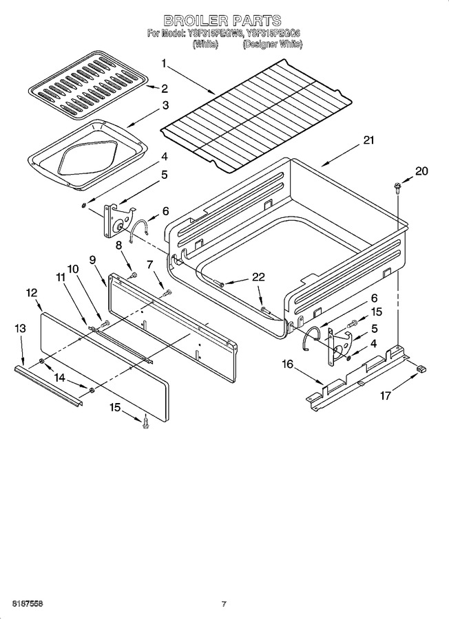 Diagram for YSF315PEGQ6