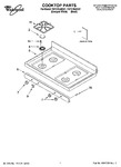 Diagram for 01 - Cooktop Parts