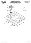 Diagram for 01 - Cooktop Parts
