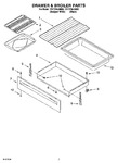 Diagram for 05 - Drawer & Broiler Parts