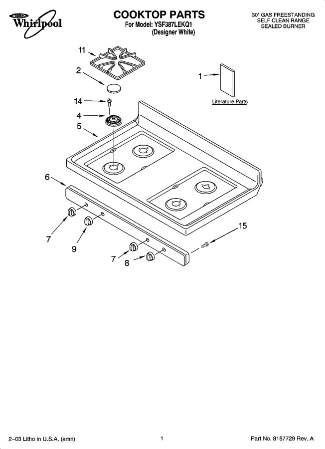 Diagram for YSF387LEKQ1