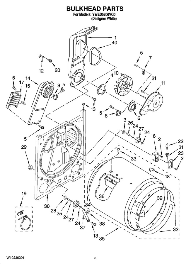 Diagram for YWED5200VQ0