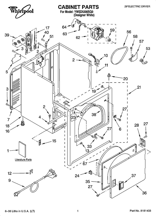 Diagram for YWED5300SQ0