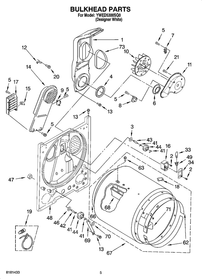Diagram for YWED5300SQ0