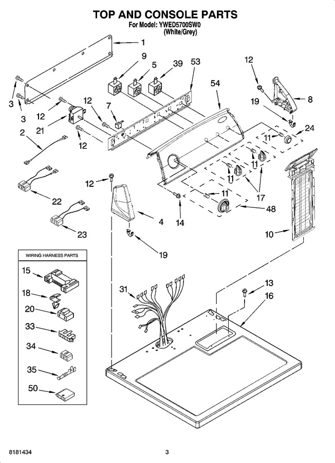 Diagram for YWED5700SW0