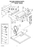 Diagram for 02 - Top And Console Parts