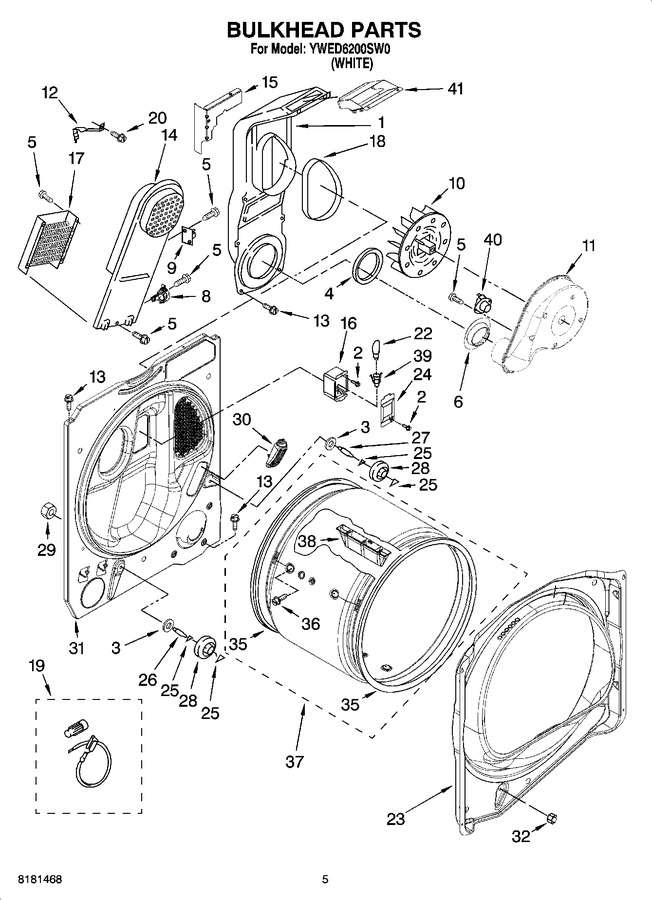 Diagram for YWED6200SW0