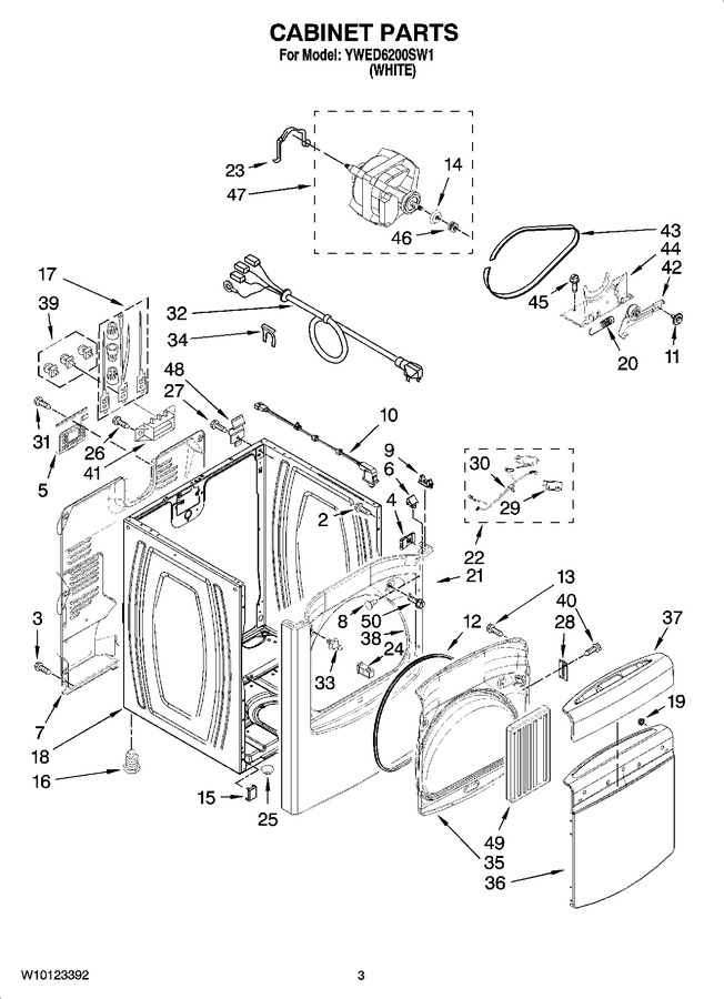 Diagram for YWED6200SW1