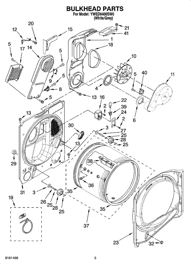Diagram for YWED6400SW0
