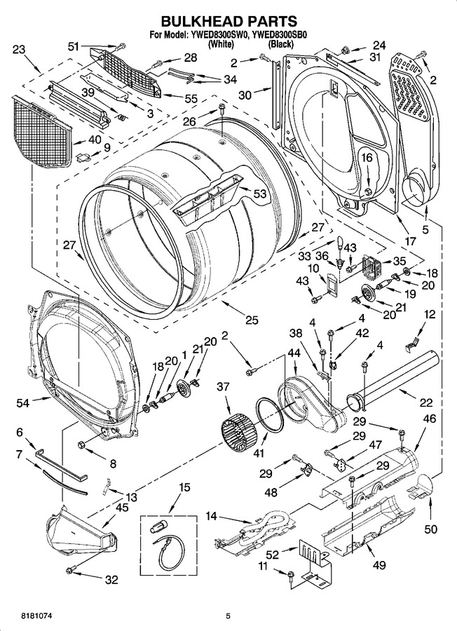 Diagram for YWED8300SW0