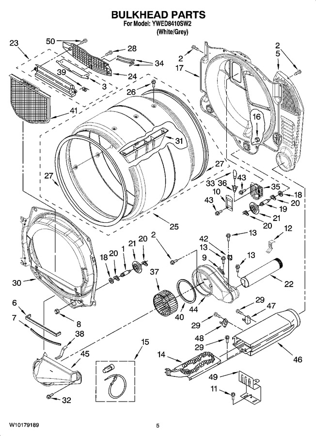 Diagram for YWED8410SW2