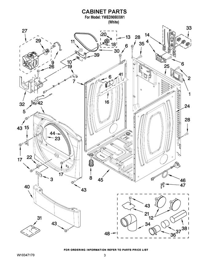 Diagram for YWED9050XW1