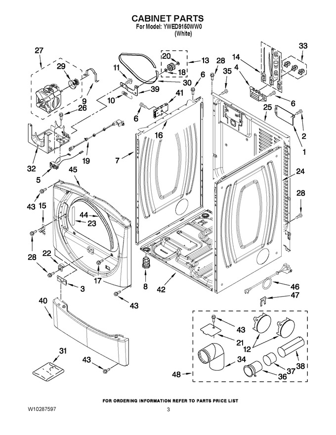 Diagram for YWED9150WW0