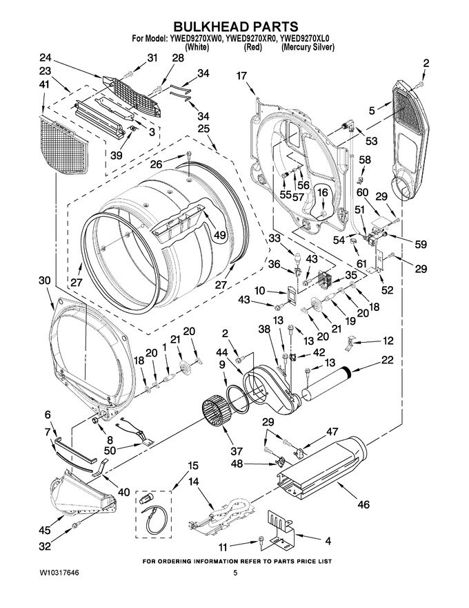 Diagram for YWED9270XR0