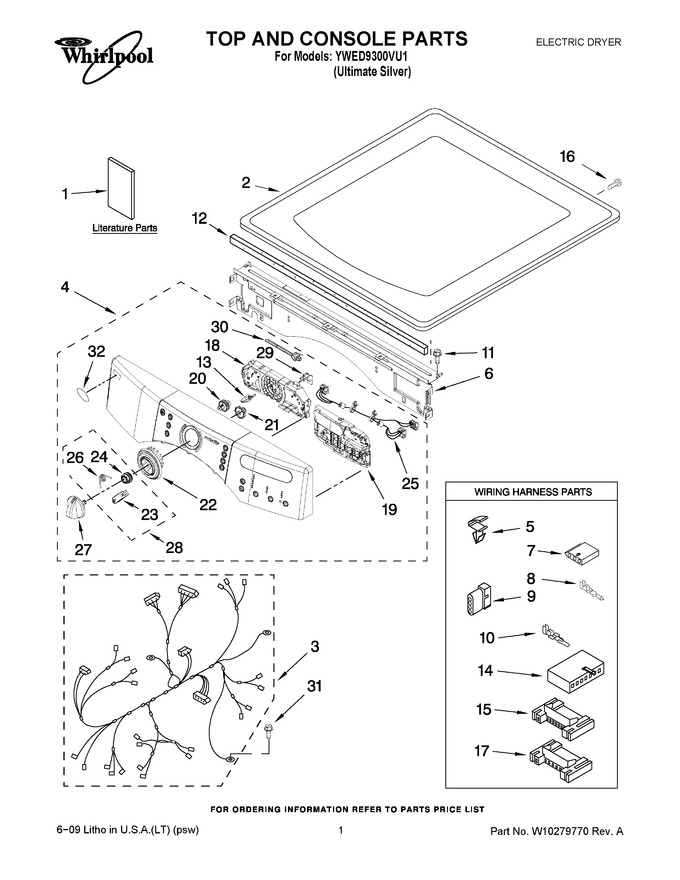 Diagram for YWED9300VU1