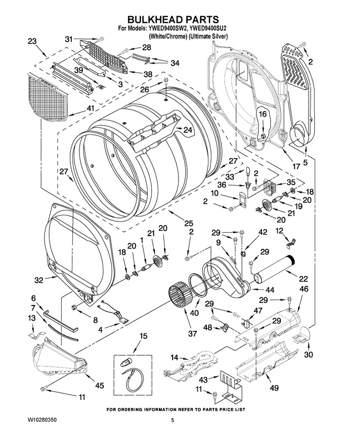Diagram for YWED9400SW2