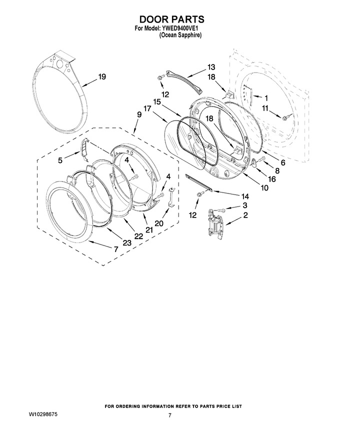 Diagram for YWED9400VE1