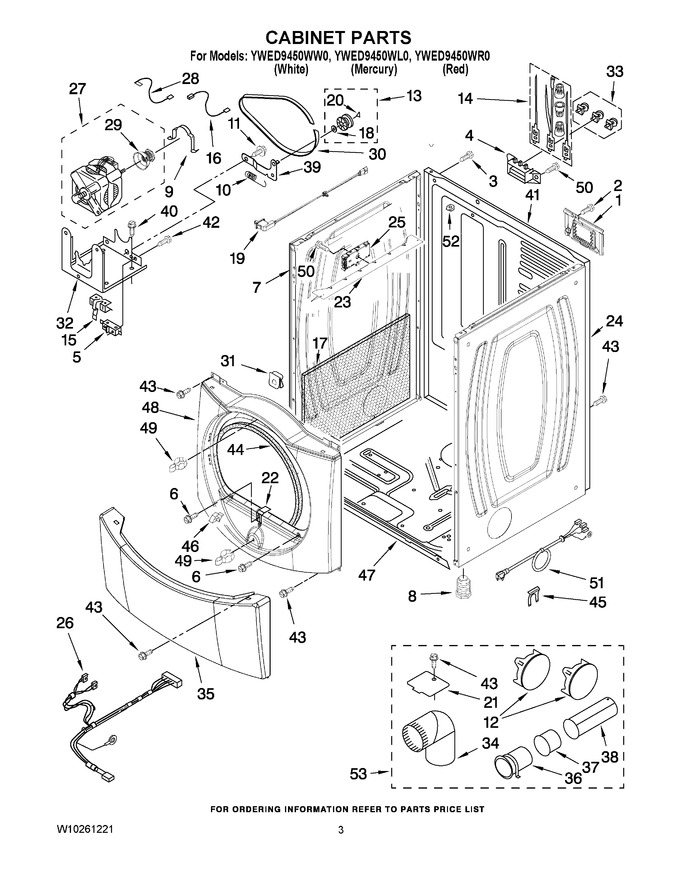 Diagram for YWED9450WL0
