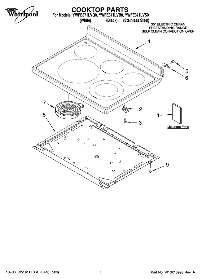 Diagram for YWFE371LVQ0