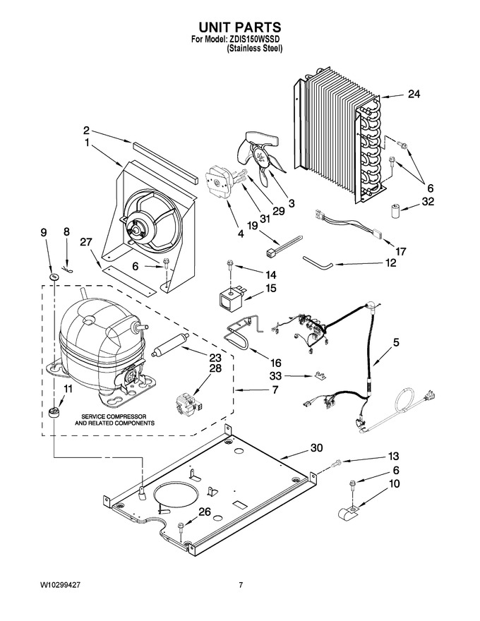 Diagram for ZDIS150WSSD