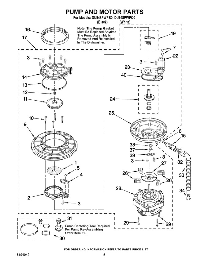 Diagram for DU948PWPB0