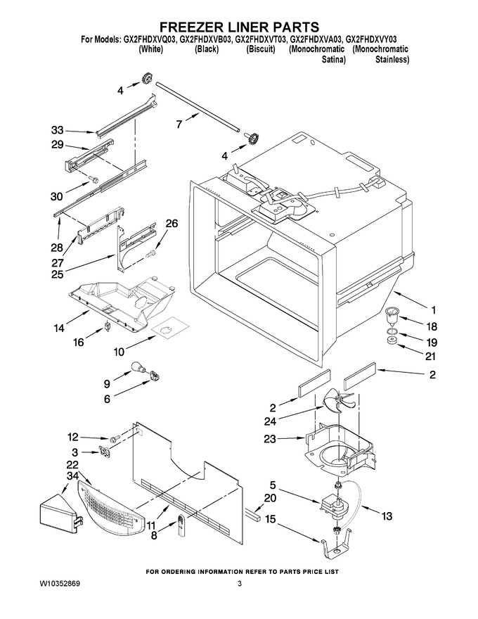 Diagram for GX2FHDXVY03