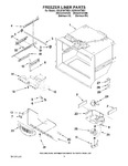 Diagram for 03 - Freezer Liner Parts